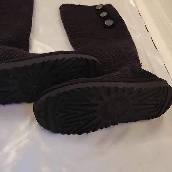 UGG Cardi Boots Knit Tall sz7 - Picture 5 of 13